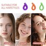 TERRARIDE 40 Pièces Bigoudis Cheveux, Boucle sans Chaleur, Kits de Perm à Bigoudi pour Femmes, Rouleaux Mousse Flexible Magiques