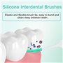 brosses à dents interdentaires en silicone souple (400 pcs)