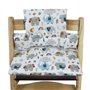 LEKEFET Kids Coussin d'assise pour chaise haute Stokke Tripp Trapp Trapp - 2 pièces - Imperméable - Amovible - Doux - Nettoyage