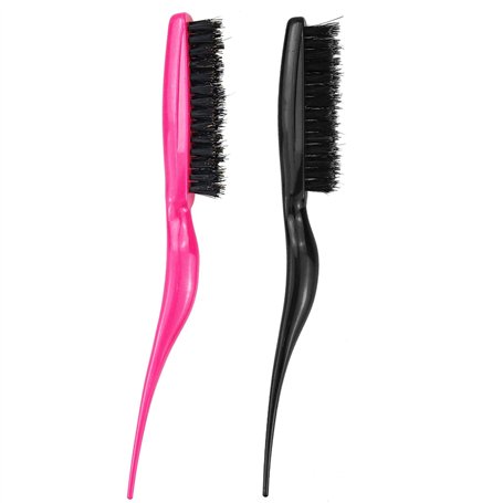 Lot de 2 brosses à cheveux - Brosse à poils lisses pour taquiner
