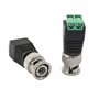 PNGKNYOCN BNC connecteur mâle BNC vers 2 bornes à vis adaptateur sans soudure pour transmettre le câble coaxial CAT5 à la caméra