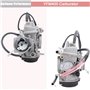 BenTsD Compatible avec carburateur pour VTT Yamaha 2000-2006 Kodiak 400 YFM400 et Big Bear 400, 2004-2006 Bruin 350