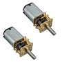 DollaTek 2Pcs DC DollaTek DC 6V 70RPM 3mm motoréducteur 70 tr/min Mini motoréducteur de réduction de vitesse pour RC voiture Rob