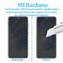 KELOLIN [2 pièces] Anti Espion Verre Trempé Protection écran Pour Samsung Galaxy S21 FE 5G 9H Dureté, Anti Rayures, Confidential