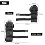 Vobor Genouillères de coude moto ensemble-4 pcs Genouillères de coude cyclisme moto Motocross Protector Shin Guard Armors Set Bl
