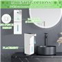 RDDAIPE Distributeur Savon Automatique 380ml,Distributeur de Savon Automatique Mural sans Percage,Distributeur Automatique Savon