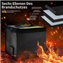 Lipo Safe Bag Lot de 2 sacs résistants au feu Six couches améliorées, résistant au feu jusqu'à 2000 °C – Boîte de rangement de b
