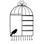 Gearmax Cintre de Bijoux en Forme de Cage d'oiseaux Support Mural Présentoirs Boucles d'oreille Supporter Collier Présentoir (No