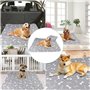 Zeripikfoasp 2 Pièces Tapis Educateur Chien, Tapis Absorbant Lavable pour Chien, Tapis de Dressage Réutilisable, Tapis Propreté 