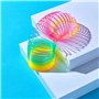 BOBOZHONG Spirale Arc-en-Ciel Ressort,4PCS Mini Rainbow Ring Ressorts Magiques Idéal pour Tous Les Enfants, fêtes d'enfants, Cad