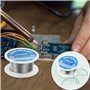 Fil à souder sans plomb 0,8 mm avec noyau en colophane pour soudure électrique, composants électroniques, réparation et bricolag