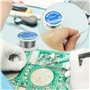 Fil à souder sans plomb 0,8 mm avec noyau en colophane pour soudure électrique, composants électroniques, réparation et bricolag