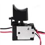 DC 7.2 V - 24 V Interrupteur Fermeture à Gâchette pour Perceuse Polisseuse Hammer Electrique, Interrupteur de Perceuse Électriqu