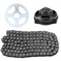 EBTOOLS pour chaîne mini quad pour couronne pocket bike tf8 pour atv rear sprocket and chain Ensemble de pignon de moto, système