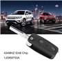 KSTE 1J0959753A 2 Bouton Voiture Télécommande clé 434Mhz ID48 Chip Transmetteur for Passat MK4
