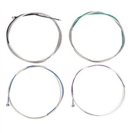 Cordes de Violoncelle A-D-G-C Corde de Fil d'acier pour Violoncelle pour Remplacement de Violoncelle Pleine Grandeur 4/4-3/4 ave