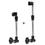 Alomejor Porte-Parapluie rétractable en Acier Inoxydable réglable vélo Support de Cadre de Parapluie rétractable pour fauteuils