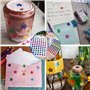 3640 Stickers Gommettes Autocollantes, 50 Feuilles Gommettes Enfants, Étoiles Pois Autocollants ColoréS, pour Stickers Scrapbook