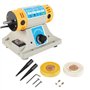 350W Polisseuse de Établi pour Bijoux Machine de Polissage de Établi Tour à Polir Polisseuse à Vitesse Variable 220V 10000 Tr/Mi