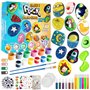 Shrubz Kit de Peinture sur Pierres Bricolage Enfant kits de loisirs créatifs Kits de Peinture Rupestre