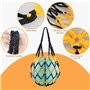 Lot de 2 sacs en filet pour ballon de basket-ball portable - Sac en maille - Sac de rangement pour ballon de football - Filet de