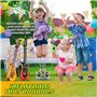 Lot de 15 instruments gonflables colorés - Jouet pour guitare aérienne - Saxophone gonflable - Microphone gonflable - Guitare Be