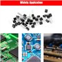 Kit de transistors 10 values 200 transistors PNP NPN BC377 BC327 2N2222 2N2907 2N3904 2N3906 S8050 S8550 A1015 C18150 TO-92