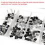 Kit de transistors 10 values 200 transistors PNP NPN BC377 BC327 2N2222 2N2907 2N3904 2N3906 S8050 S8550 A1015 C18150 TO-92