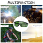 DAZZLUXE Lunettes de Protection Laser Vert Foncé - Protection Infrarouge et Ultraviolet, Contre la Lumière
