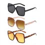 Lot de 3 paires de lunettes de soleil avec grand cadre