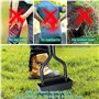 Aérateurs de Gazon Manuels pour Noyau de Sol, Aérateur de Pelouse pour Déchaumer la Pelouse avec 3 Pointes, Aérateur Gazon Aerat