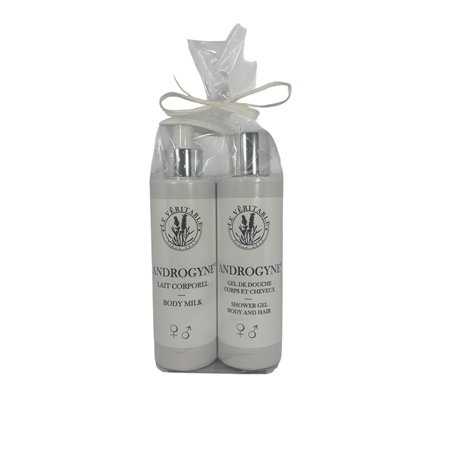 Le Véritable - Duo Soin Corps Androgyne Jojoba & Argan – Lait Corporel + Gel Douche – 2 x 200 ml – Hydratant Naturel