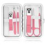 Set de manucure pour femmes Kit Nail Clipper Set Travel Manicure Kit à ongles en verre Coupe-ongles en acier inoxydable avec étu