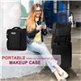 Kemier Trousse de Maquillage, Protable Artiste Sac À Dos Maquillage Voyage Cas Maquillage Organisateur Sac Trousse De Toilette C