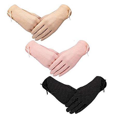 Xrten 3 Paires Gants Anti-Soleil de Femmes