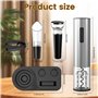 Ouvre Bouteille Electrique Coffret Cadeau Avec Coupe-Capsule