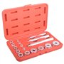 DAYUAN Lot de 17 Outils de roulement en Aluminium Roues Outil d'extracteur de roulement d’éléments de Pression pour Le Montage e