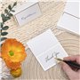 MumdoYAL 50 pièces marque place mariage，marque place anniversaire，porte nom table，Pour mariage, communion, anniversaire, festiva