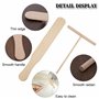Yesaler Épandeur de Crêpes Râteau à Crêpes avec Spatule Crêpe Bois Ustensiles de Cuisine pour Crêpes Omelettes Pancakes 3 Pièces