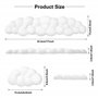 Mouse Pad Ergonomique and Nuage Doux Repose Poignet Clavier et Souris en Mousse à Mém