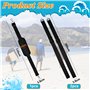WEFHEF Sangle Suspension Planche 1 Épaulière 2 Bretelles Sangle Transport Réglable pour Planche Sangle Suspension Kayak pour Tra