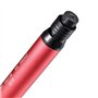 Mini broyeur à crayons pneumatique avec 3mm (1/8 "), broyeur d'air multifonctionnel avec boîte, rouge