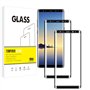 pour Samsung Galaxy Note 8 3D Couverture Complète Film de Protection d'écran,Vuciya Verre Trempé,Dureté 9H Glass,Ultra Anti Rayu