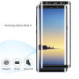 pour Samsung Galaxy Note 8 3D Couverture Complète Film de Protection d'écran,Vuciya Verre Trempé,Dureté 9H Glass,Ultra Anti Rayu