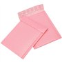 MANCHAP Lot de 50 enveloppes à bulles autocollantes en polyéthylène, rose enveloppes à bulles d'air, pochette bulle pour envoi p
