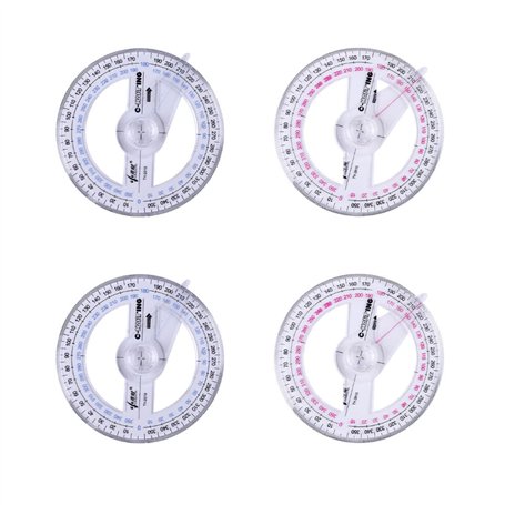 Règle de rapporteur ronde Androxeda