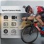 Poxfun Caméra Sport 4K, Imperméable Camera Sport 30M WiFi Caméra d'action Grand Angle de 170°USB Rechargeable, 2x1050mAh Batteri