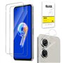 E-Hamii Protecteur D'écran Compatible avec ASUS Zenfone 9 [2 Pièces] + Caméra Arrière Protecteur [2 Pièces] Verre Trempé 9H [Rés