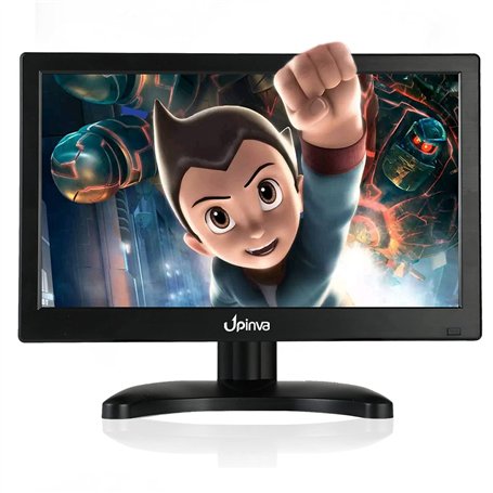 Upinva 13.3 Pouces IPS L'affichage Écran de Surveillance Prend en Charge HDMI AV BNC VGA Interface d'entrée USB Affichage de la
