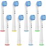 Brossette de Rechange Compatible pour Braun Oral b Têtes Brossettes de Rechange Têtes Brosse Embout Precision Floss Cross Action